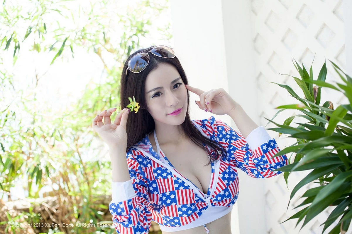 ytw9.com[XiuRen秀人网]No.060_嫩模nancy小姿性感花色比基尼海边湿身诱惑写真75P