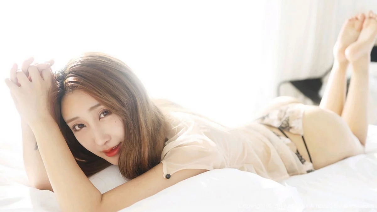 ytw9.com[MyGirl美媛馆]Vol.375_嫩模奈美nana私房床上薄纱透视内衣配丁字裤惹火诱惑写真63P