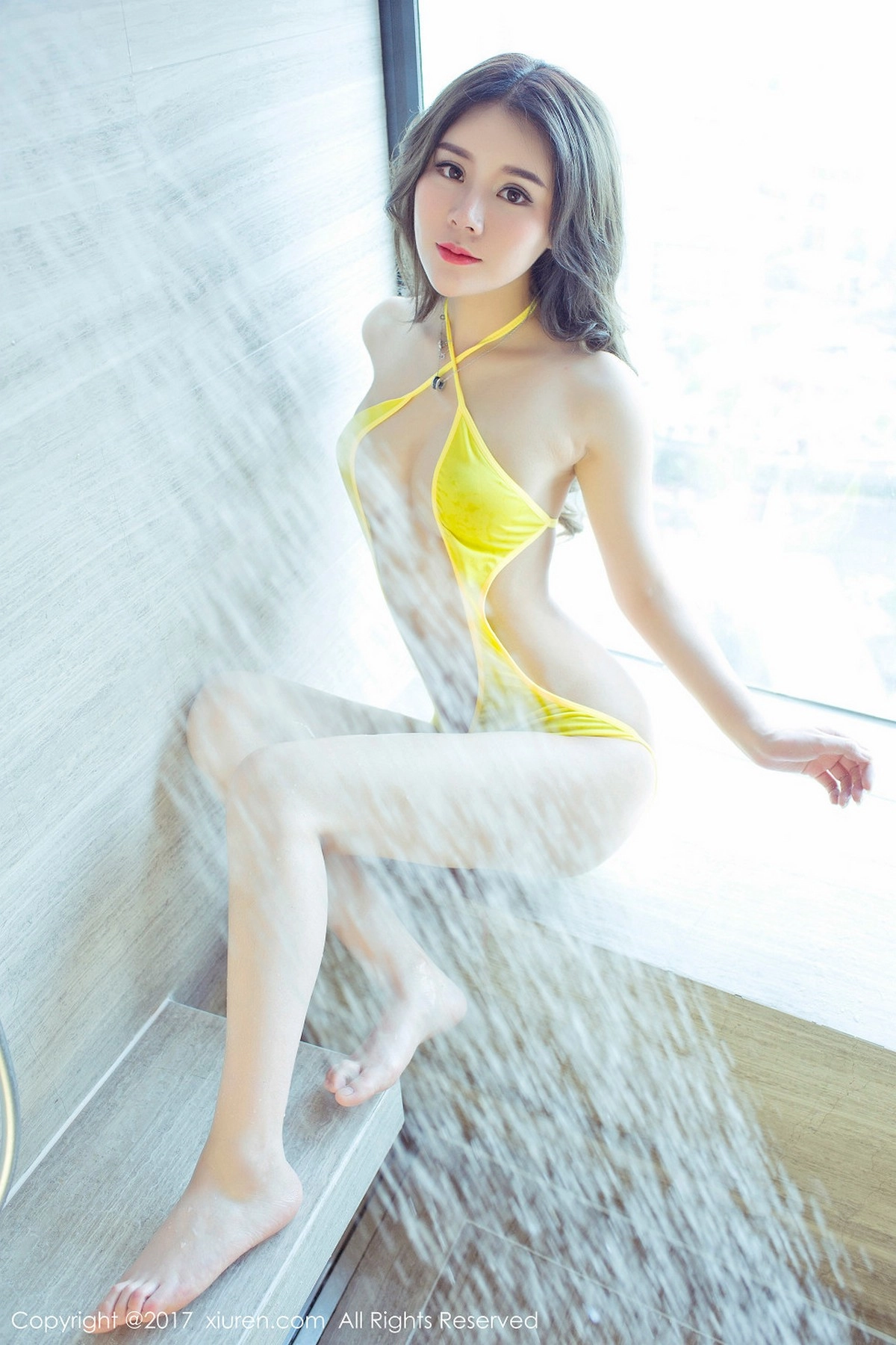 ytw9.com[XiuRen秀人网]No.763_嫩模爱丽莎Lisa缕空旗袍透视秀美乳浴室里高叉比基尼性感写真60P