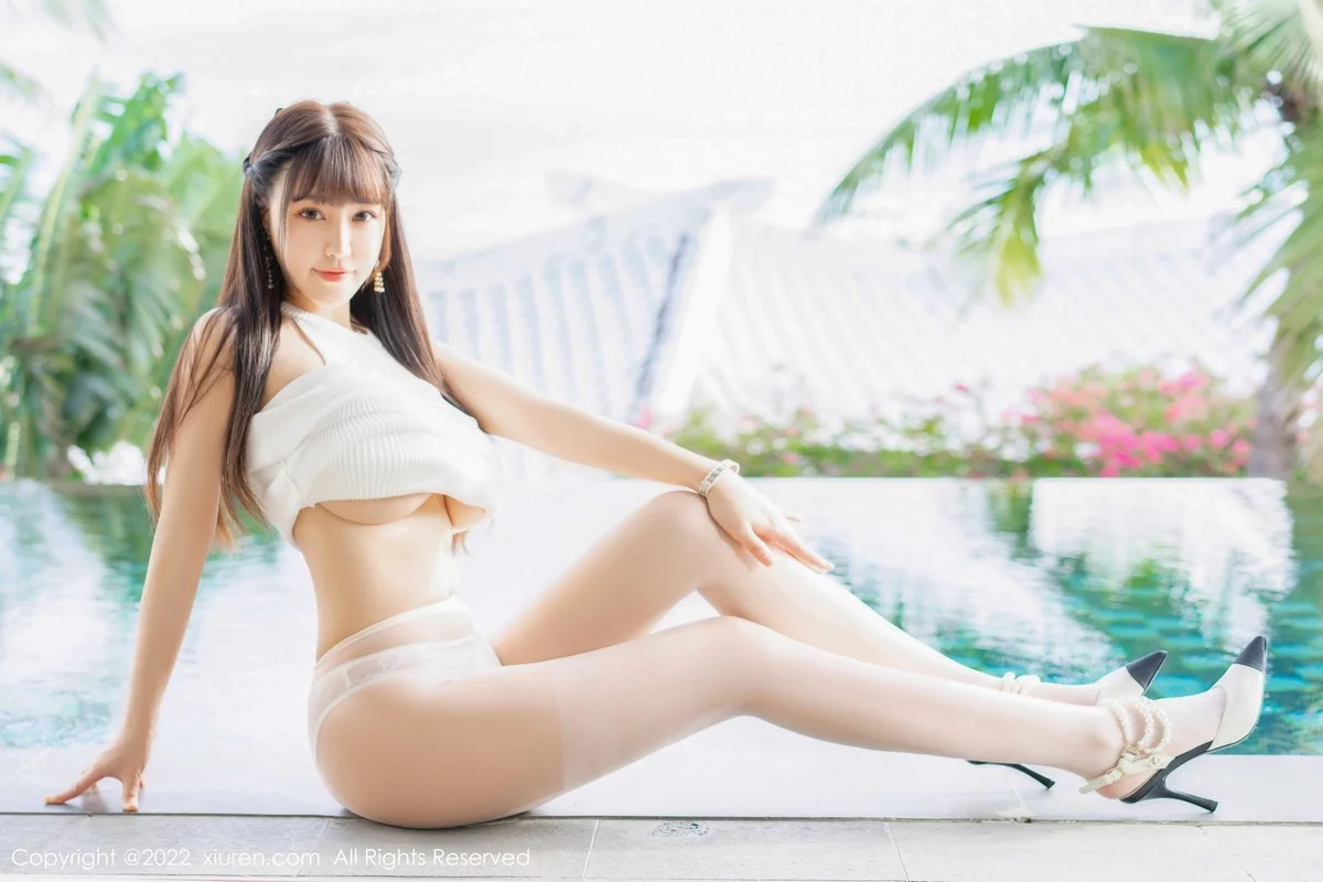 ytw9.com[XiuRen秀人网]No.4514_女神朱可儿Flora三亚旅拍撩白色连衣裙露白丝袜丰满诱惑写真51P