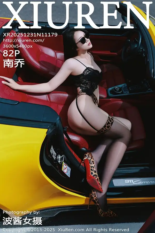 [XiuRen秀人网]No.11179_模特南乔性感黑色蕾丝情趣内衣配黑丝吊袜秀完美身材诱惑写真82P